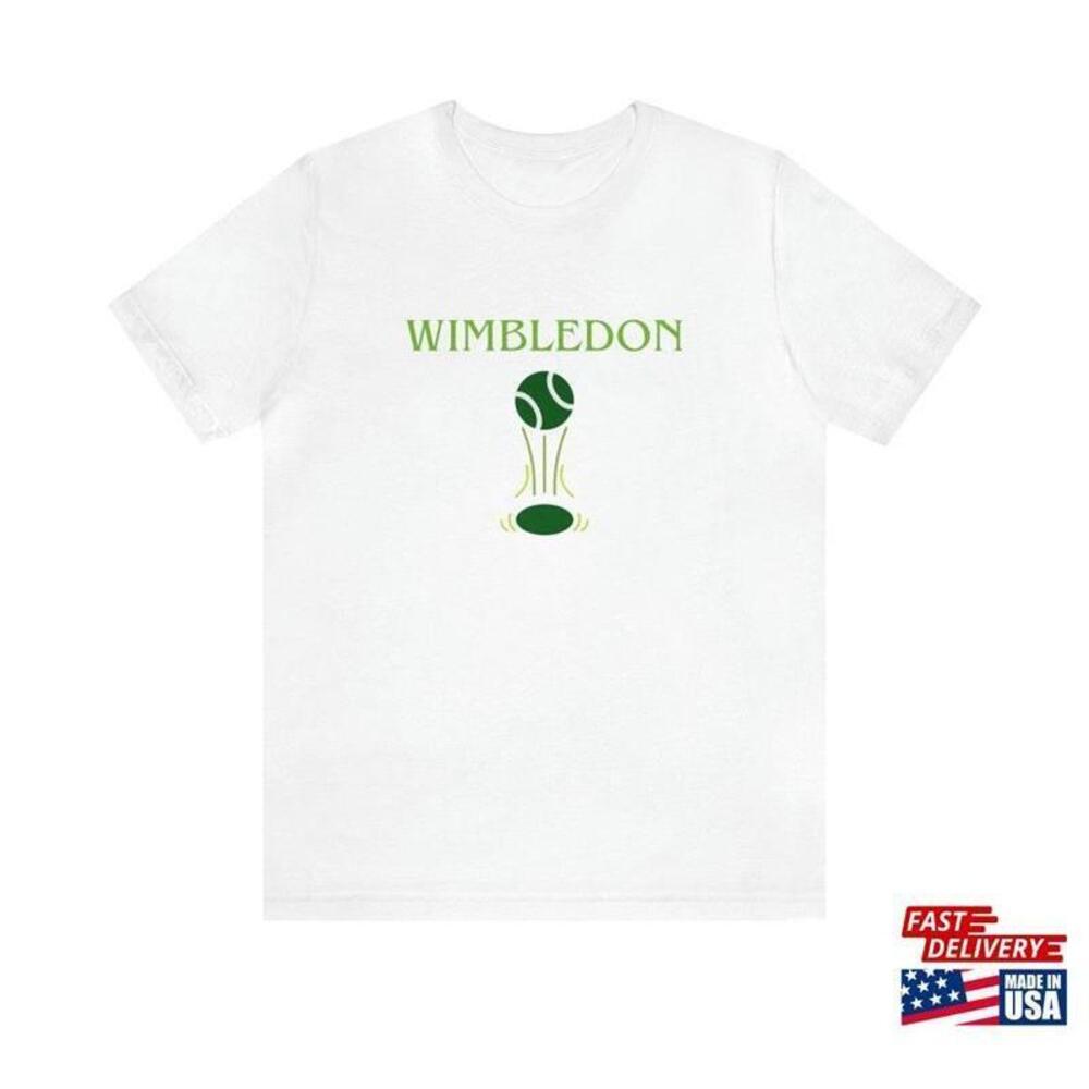 Unisex Wimbledon Tennis Short Sleeve Tee Tshirt For Lovers Funny Shirts